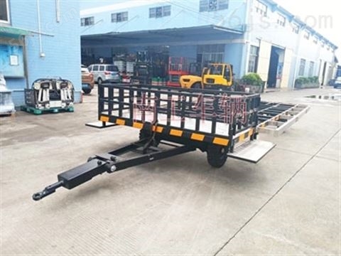 南工15吨护栏型牵引工具平板拖车