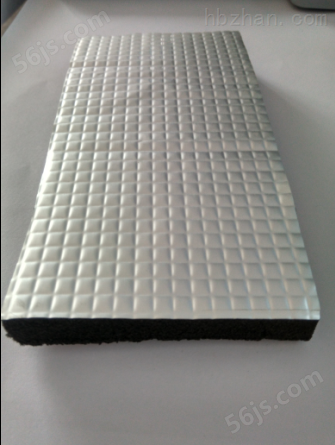 防摩擦网格布铝箔橡塑保温板多少钱