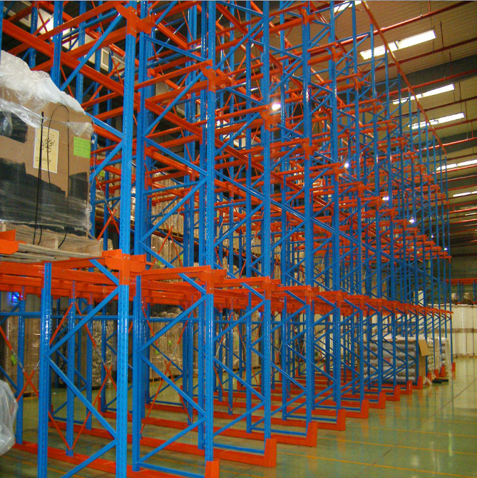 零件固定在重型仓储货架中的安全承载作用