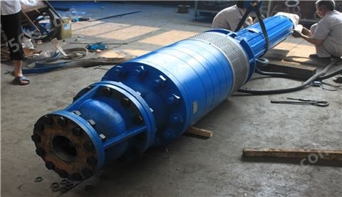 矿业潜水电泵叶轮封闭式运行转动