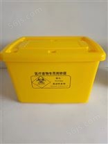 医疗废物周转箱垃圾转运箱医院诊所方形黄色塑料收纳箱整理箱
