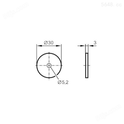 FRD-A025 圆形带孔电子标签 Ø30mmx3mm
