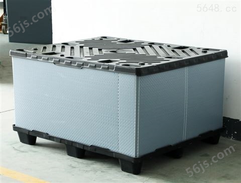 广东1470大型塑料蜂窝板围板箱 折叠围板箱